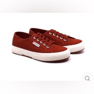 Burgundy Superga Sneakers